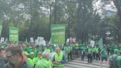 Brüksel'de hayat pahalılığı protestosu