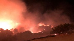 Çeşme Ildır'da yangın