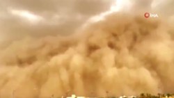 Suudi Arabistan'da kum fırtınası