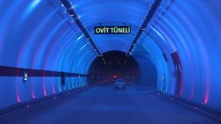 Rize ile Erzurum arasındaki Ovit Tüneli'nden yılda 15,5 milyon lira tasarruf 