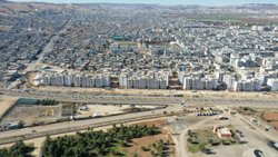 Şanlıurfa'da Eyyübiye Kentsel Dönüşüm Alanı havadan incelendi