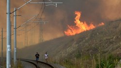 Bulgaristan’da askeri üste çıkan yangın 300 dekarlık alana yayıldı