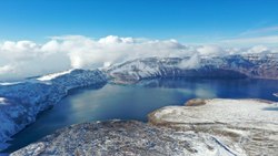 Nemrut Krater Gölü'nden kartpostallık manzaralar