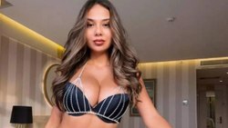 Mini eteğiyle mahkemeye çıktı! Merve Taşkın'ın cesur pozları sosyal medyayı salladı: 'İyice abarttın'
