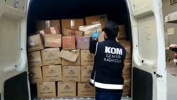 İzmir'de bir araçtan 1 ton sahte alkol çıktı
