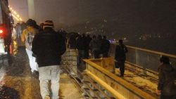 FSM Köprüsü'nde 10'dan fazla araç birbirine girdi