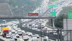 Köprü ve otoyol gelirleri 825 milyon lira oldu