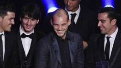 Ballon d’Or Sneijder'den alınıp Messi'ye verildi
