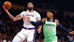 Davis 50 sayı attı Lakers, Timberwolves'u devirdi
