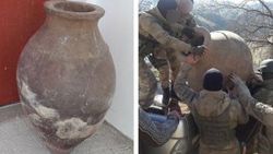 Mehmetçik Orta Çağ dönemine ait küp buldu