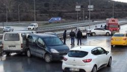 İstanbul'da zincirleme trafik kazası