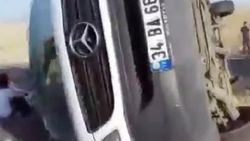 Lastiği patlayan minibüs devrildi: 7 yaralı