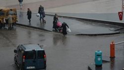 Kilis'i sağanak yağış vurdu