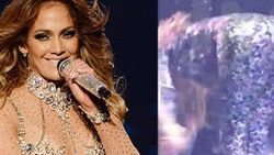 Jennifer Lopez’in sahnede pantolunu yırtıldı