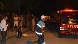 Manisa'da patlayan dikiş makinesi paniğe neden oldu