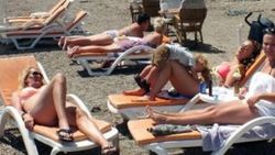 Marmaris plajları hareketlendi