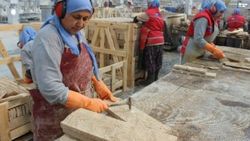 Mermer sektöründe kadın istihdamı