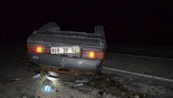 Mersin'de domuza çarpan sürücü hayatını kaybetti