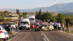 Mersin'de zincirleme trafik kazası