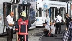 İstanbul’da tramvay kazası: 3 yaralı