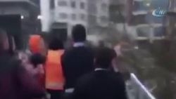 Metrobüs tacizcisine meydan dayağı