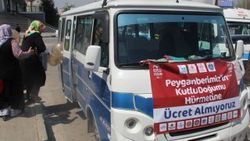 Bursa'da minibüslerde ücretsiz taşıma