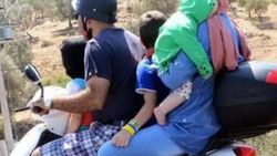 Bodrum'da 2 kişilik motora 5 kişi bindiler