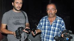 Muş'ta eylemciler gazetecilere saldırdı