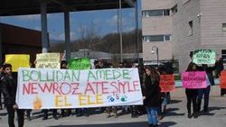 Bolu'da üniversitede nevruz gerginliği