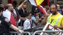 New York'ta Mursi'ye destek yürüyüşü