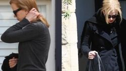 Nicole Kidman gözyaşlarını sakladı