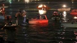 Nil Nehri'nde yük gemisiyle yolcu gemisi çarpıştı