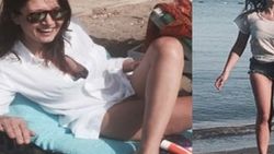 Nurgül Yeşilçay tatile devam ediyor