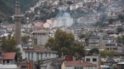 Bursa'da patlama sonucu yangın