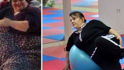 Boşandığı kocasına inat 8 ayda 65 kilo verdi