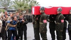 Şehit astsubay için cenaze töreni düzenlendi