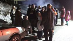 Kar görmek için çıktıkları yaylada mahsur kaldılar