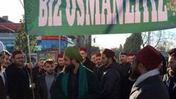Adapazarı'nda Osmanlıyı istiyoruz yürüyüşü