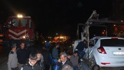 Batman'da yolcu treni otomobili biçti: 2 yaralı
