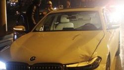 Polisten kaçmaya çalışırken otomobil çarptı