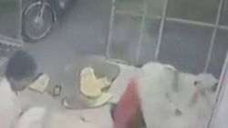 Tandıra düşen fırıncı son anda kurtuldu