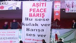 CHP kurultayı Kürtçe pankart müdahalesi