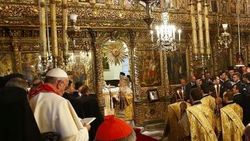 Papa, Fener Rum Patrikhanesi'ni ziyaret etti İZLE