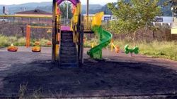 Kocaeli'de jest yapmaya çalışan genç parkı yaktı
