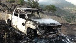 PKK Tunceli'de yangına giden işçilerin aracını yaktı