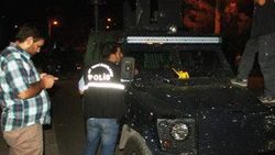 Siirt'te polis lojmanlarına molotoflu saldırı