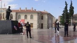Kilis'te polislere geç selam verme cezası