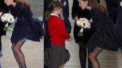 Prenses Kate rüzgarın azizliğine uğradı