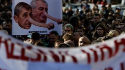 Çekya'da hükümet karşıtı gösteri