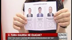 Cumhurbaşkanlığı seçiminde kullanılacak oy pusulası